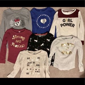 * LOT/BUNDLE * 7 long sleeve tees